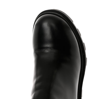 Gucci Calfskin Crystal GG Trip Chelsea Ankle Boots 36 Black 9 of 11