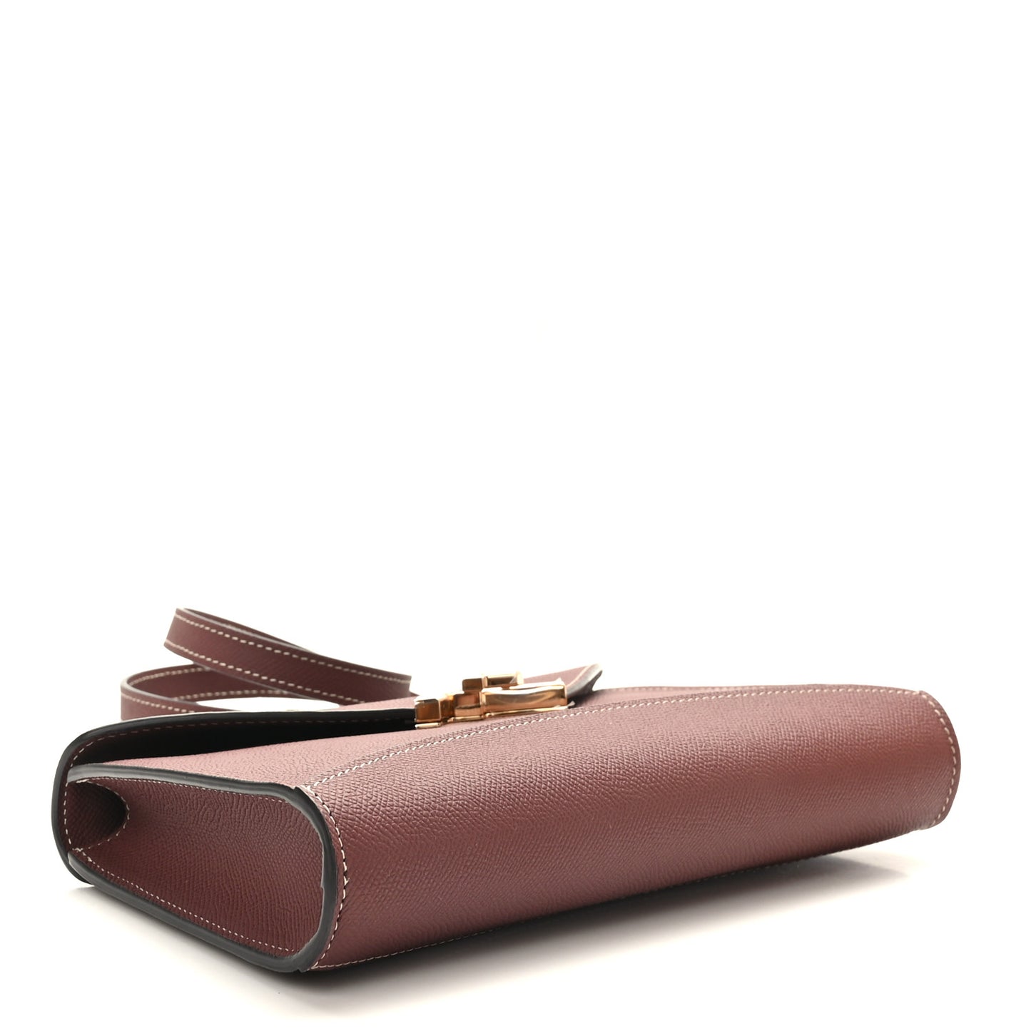 Carat Calfskin Gabrielle Clutch Tonka
