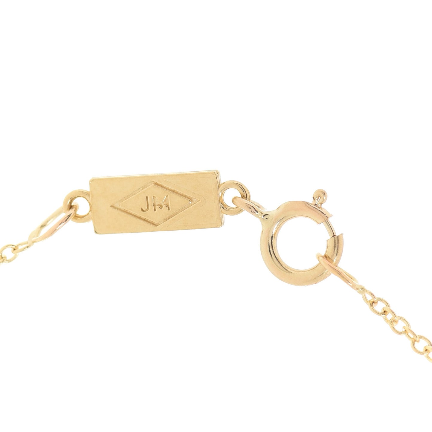 18K Yellow Gold Diamond Cross Pendant Necklace