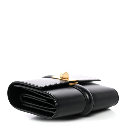 Celine Satinated Calfskin 16 Small Tri-Fold Wallet Black 4 of 8