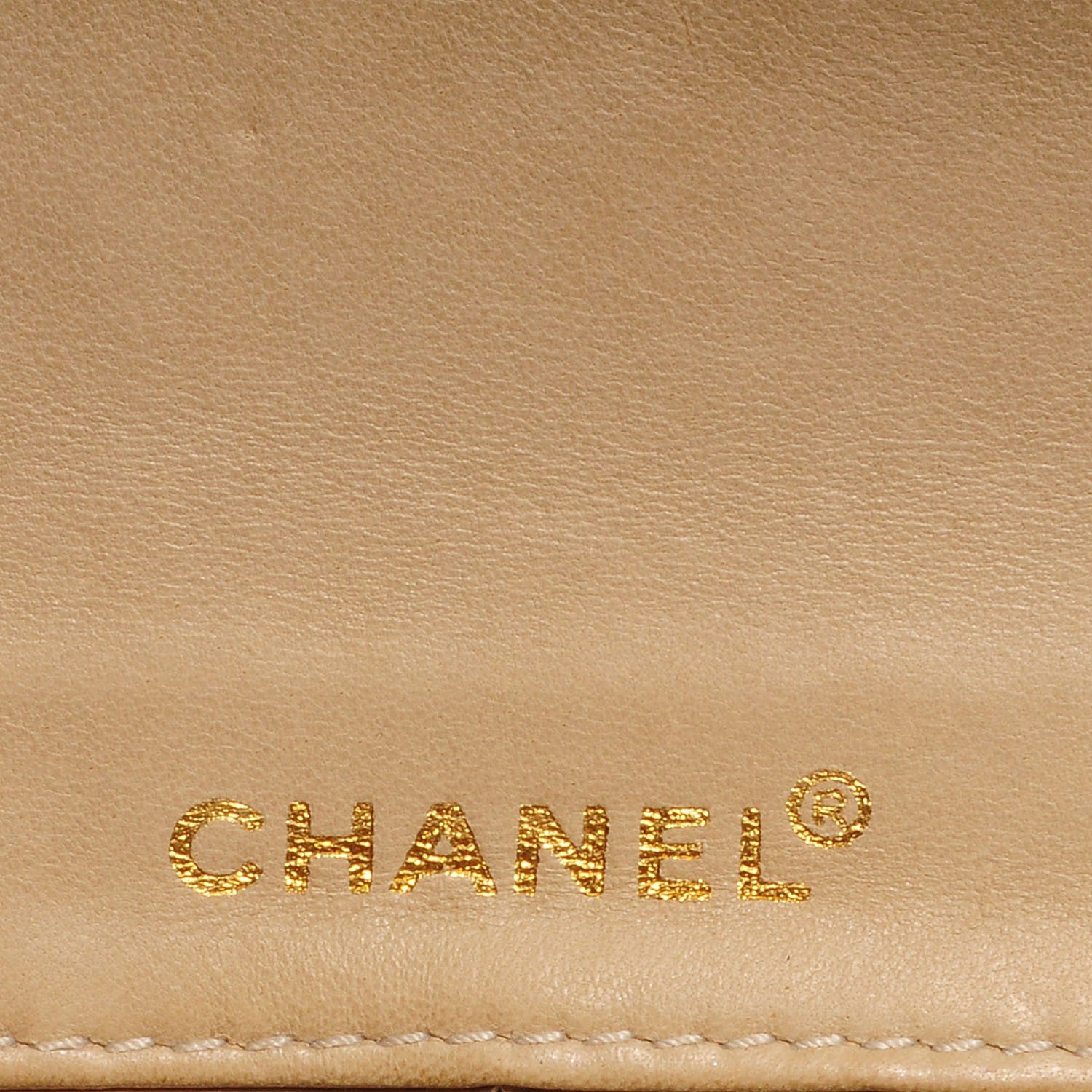 Chanel Lambskin Patent East West Chocolate Bar Flap Beige 6 of 9