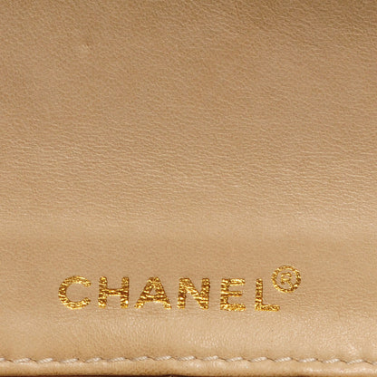 Chanel Lambskin Patent East West Chocolate Bar Flap Beige 6 of 9