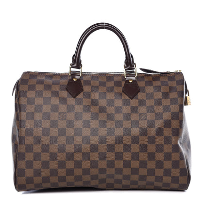 Louis Vuitton Damier Ebene Speedy 35 1 of 12