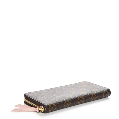 Louis Vuitton Monogram Clemence Wallet Rose Ballerine 4 of 8