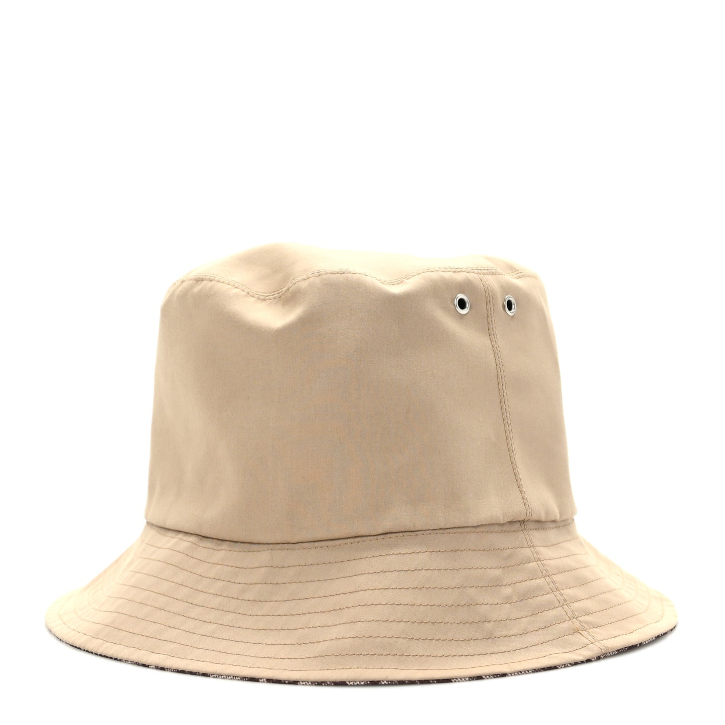 Oblique Reversible Teddy-D Brim Bucket Hat 57 Beige