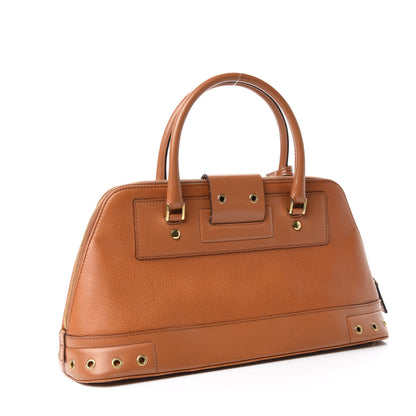 Christian Dior Grained Calfskin Street Chic Top Handle Bag Brown 3 of 14