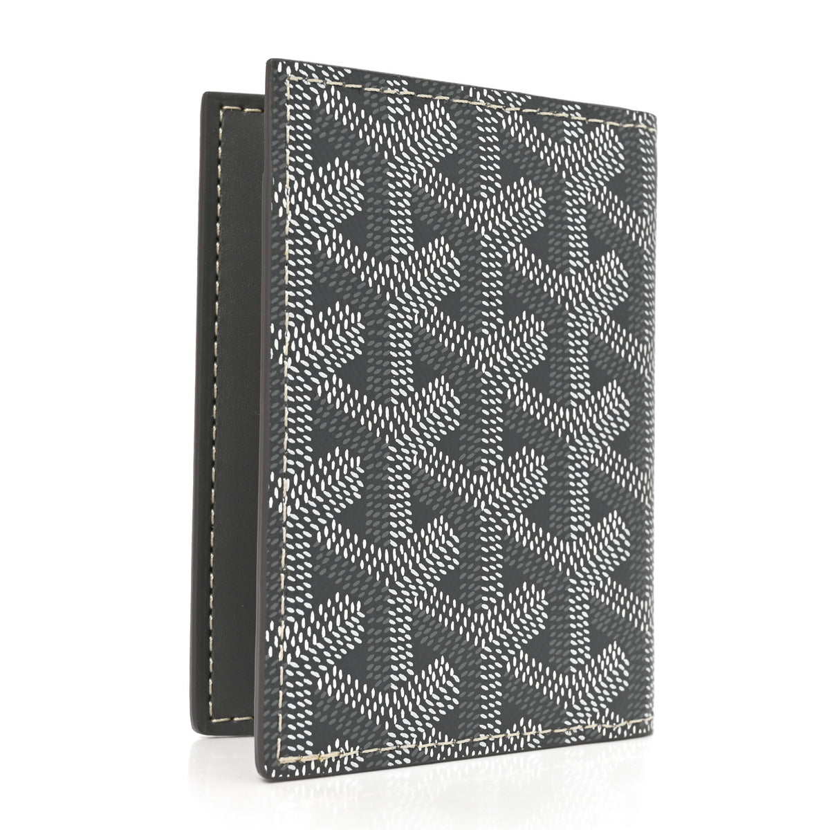 Goyard Goyardine Saint Marc Folding Card Case Grey 3 of 7