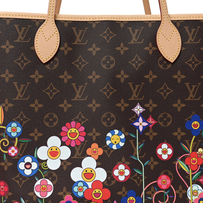 Louis Vuitton LV X TM Monogram Flowers Neverfull MM 8 of 11