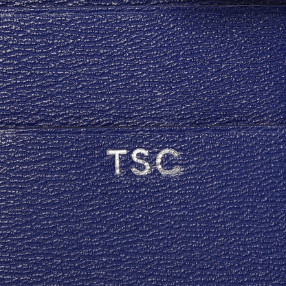 Hermes Shiny Alligator Bearn Wallet Bleu Electrique 6 of 9