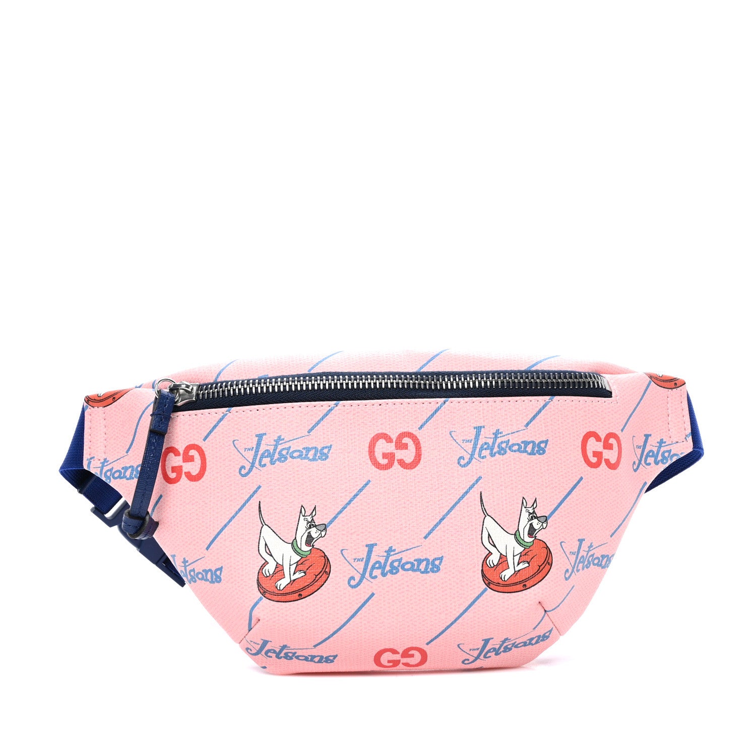 Gucci Coated Canvas Interlocking G Jetsons Childrens Belt Bag Pink 1 of 10