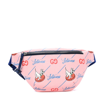 Gucci Coated Canvas Interlocking G Jetsons Childrens Belt Bag Pink 1 of 10
