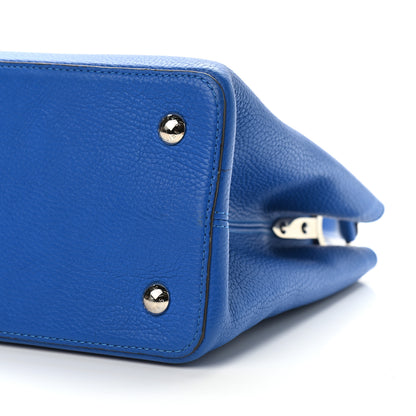 Louis Vuitton Taurillon Capucines MM Royal Blue 8 of 12
