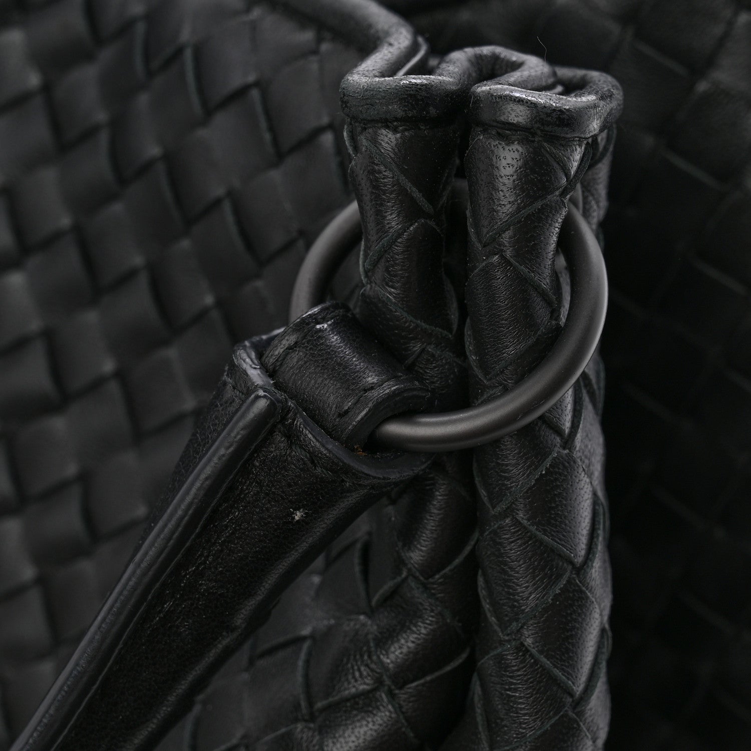 Bottega Veneta Nappa Intrecciato Parachute Bag Black 13 of 13