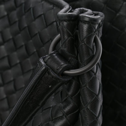 Bottega Veneta Nappa Intrecciato Parachute Bag Black 13 of 13