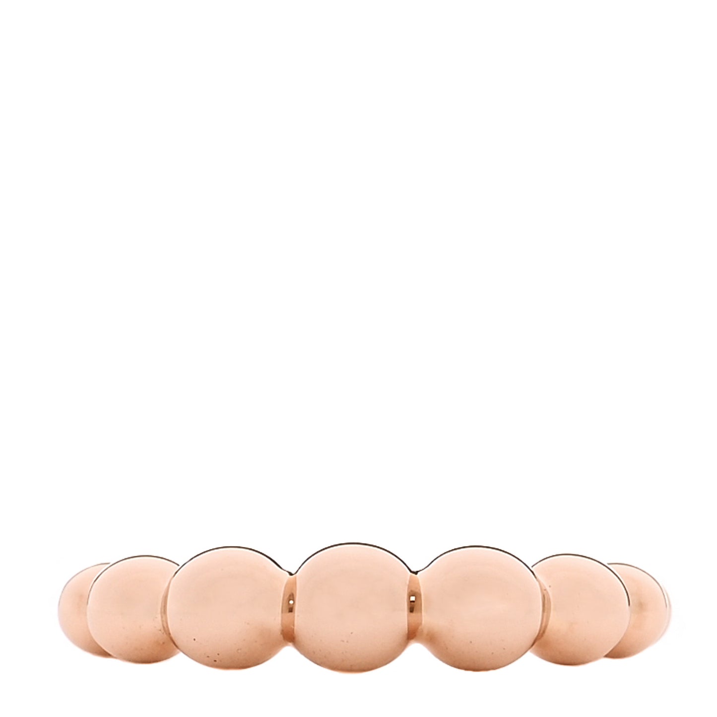 18K Rose Gold Perlee Pearls of Gold Variation Ring 54 6.75