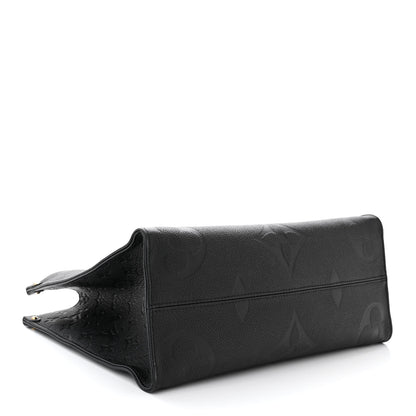 Louis Vuitton Empreinte Monogram Giant Onthego MM Black 4 of 10