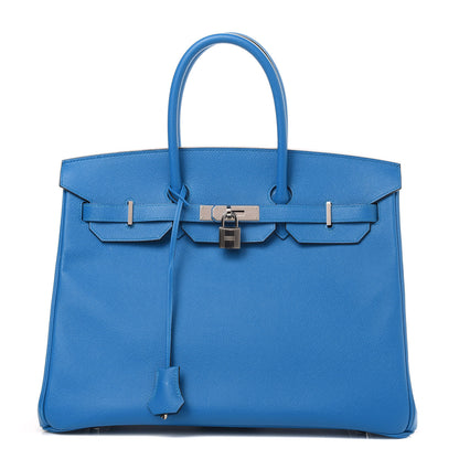 Hermes Epsom Birkin 35 Bleu Zanzibar 1 of 14