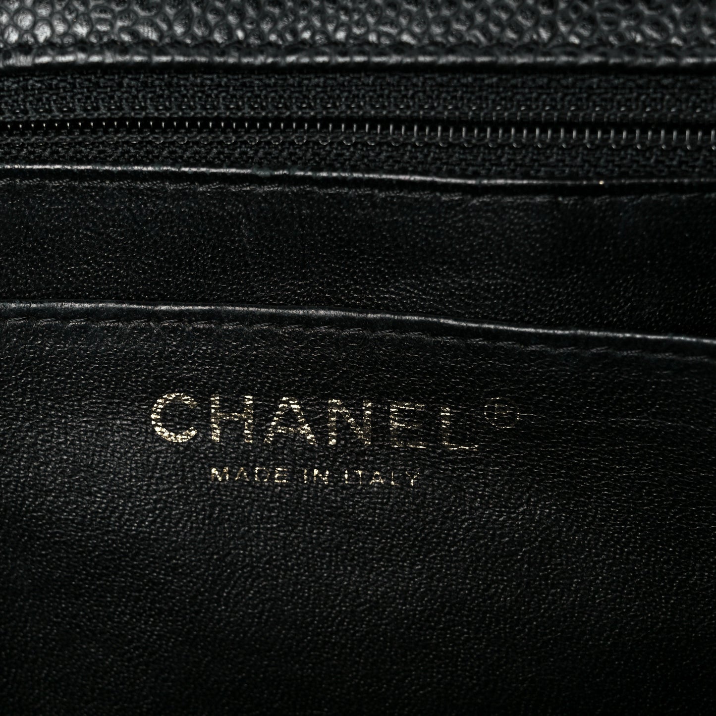 Caviar Quilted Jumbo Single Flap Black