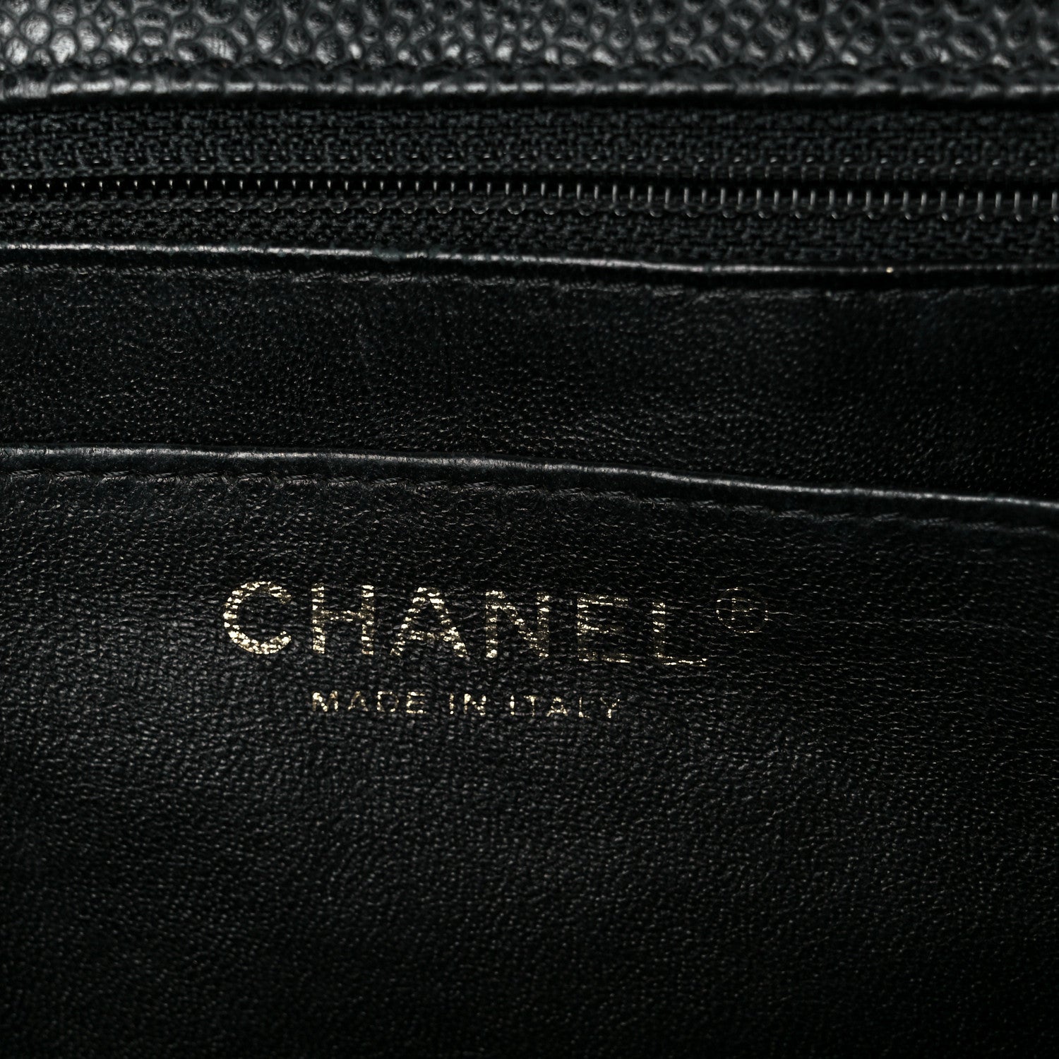 Chanel Caviar Quilted Jumbo Single Flap Black 7 of 11