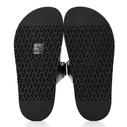 Hermes Calfskin Womens Chypre Sandals 35.5 Black 5 of 9