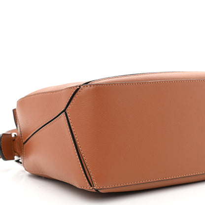 Loewe Grained Calfskin Small Puzzle Bag Tan 8 of 9