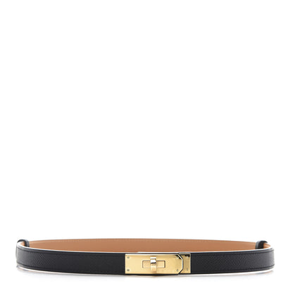 Hermes Epsom Kelly Belt Black 1 of 6