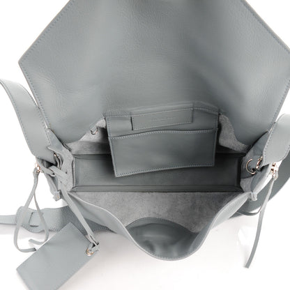 Balenciaga Calfskin Papier Sight Shoulder Grey 5 of 7