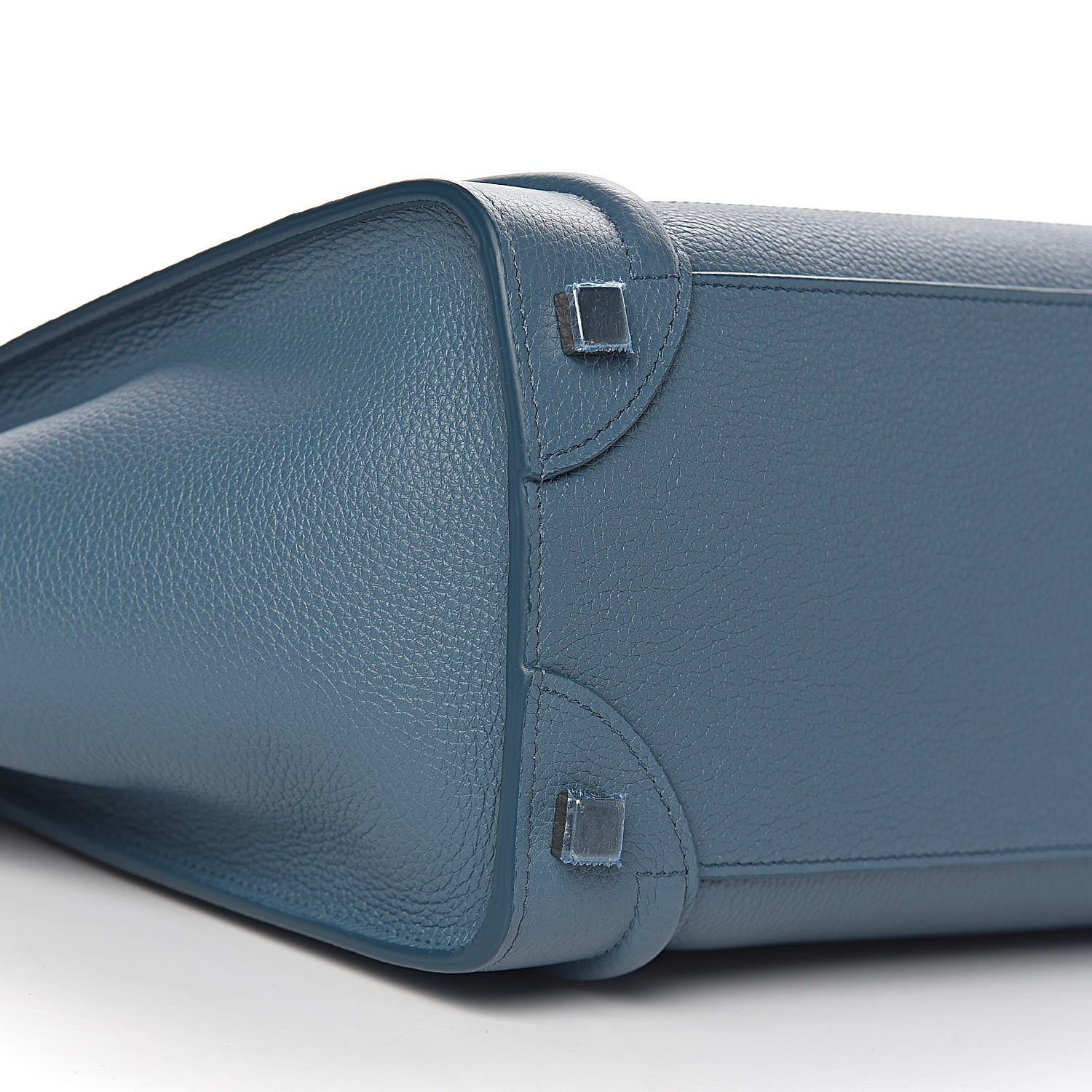Celine Drummed Calfskin Micro Luggage Celadon 7 of 9