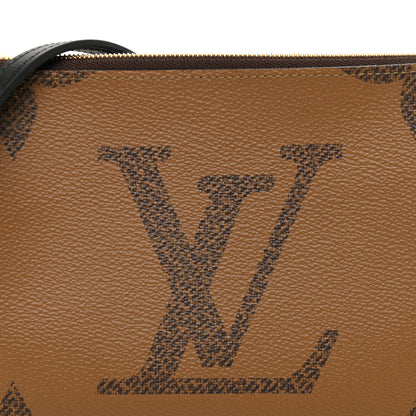 Louis Vuitton Reverse Monogram Giant Double Zip Pochette 8 of 11