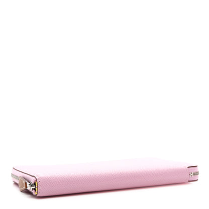 Hermes Epsom Silk'In Wallet Mauve Sylvestre Jaune Citron Cuivre 4 of 8