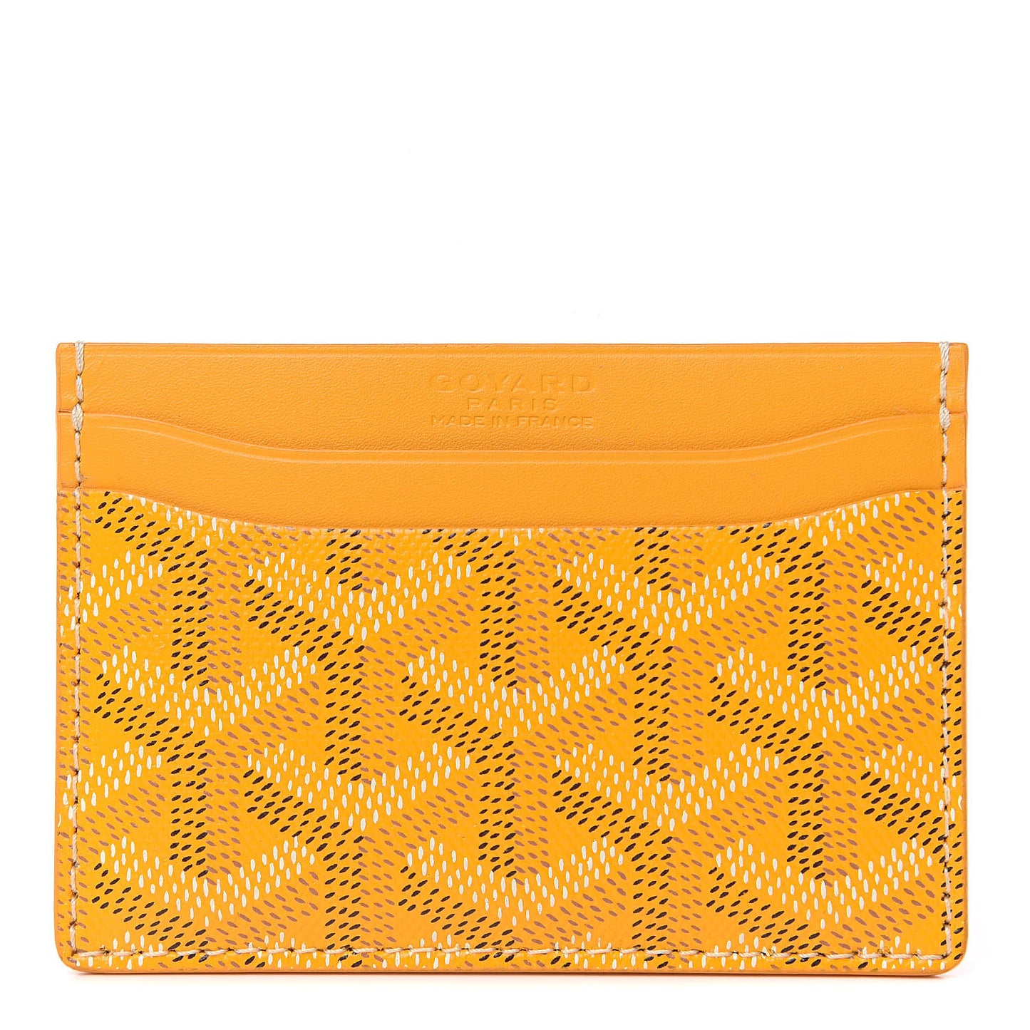 Goyardine Saint Sulpice Card Holder Yellow