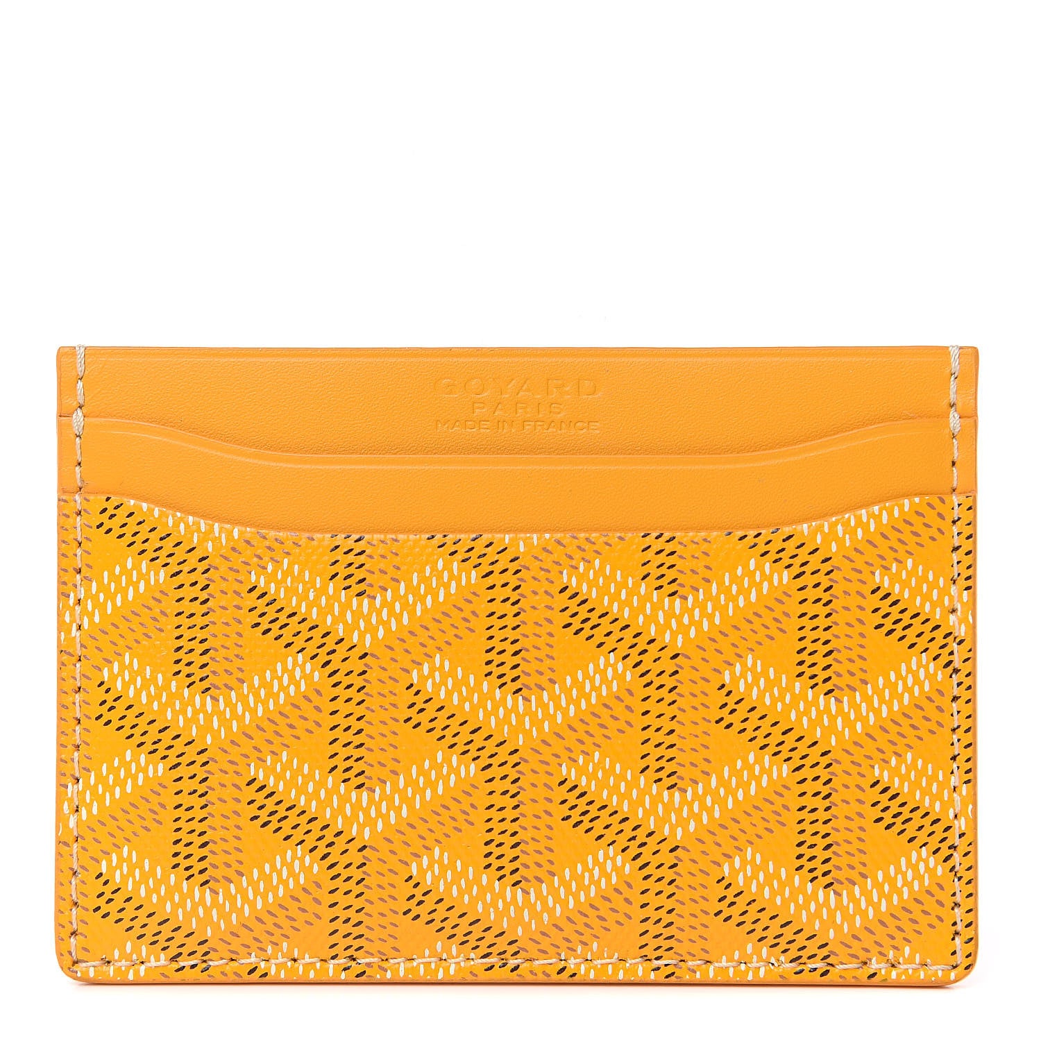Goyard Goyardine Saint Sulpice Card Holder Yellow 1 of 6