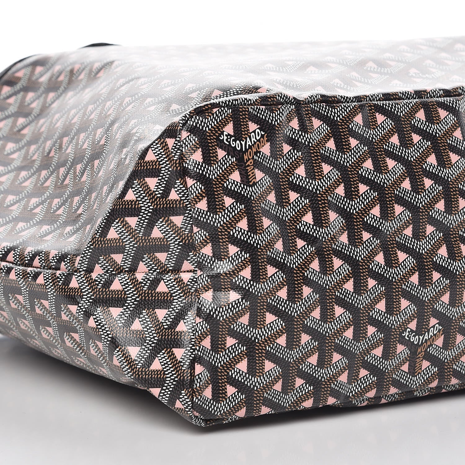 Goyard Goyardine Saint Louis Claire Voie PM Black Pink 10 of 11