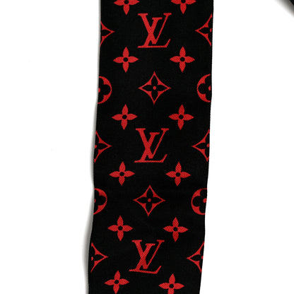 Louis Vuitton Silk Monogram Tribute To Alma BB Bandeau Black 2 of 4