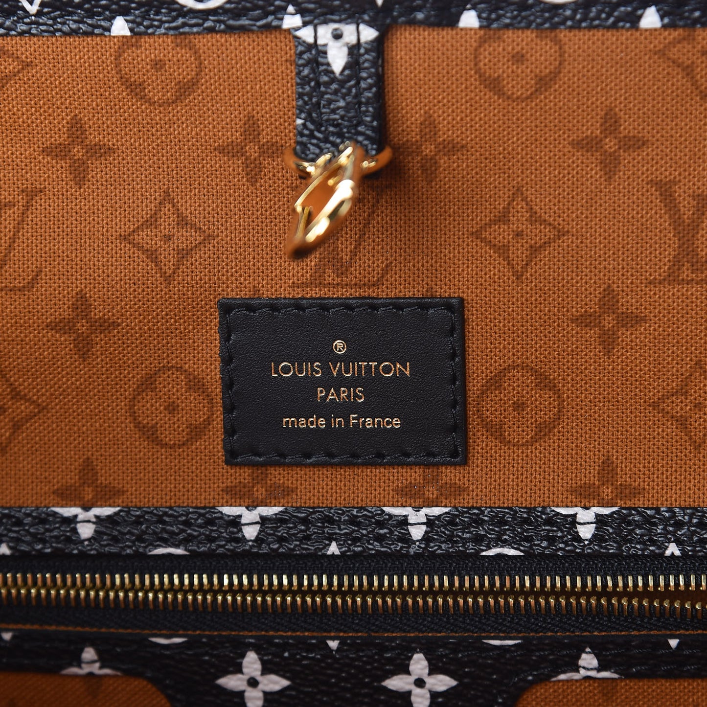 Monogram Giant Crafty Neverfull MM Creme Caramel