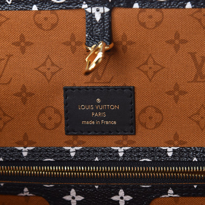 Louis Vuitton Monogram Giant Crafty Neverfull MM Creme Caramel 5 of 7