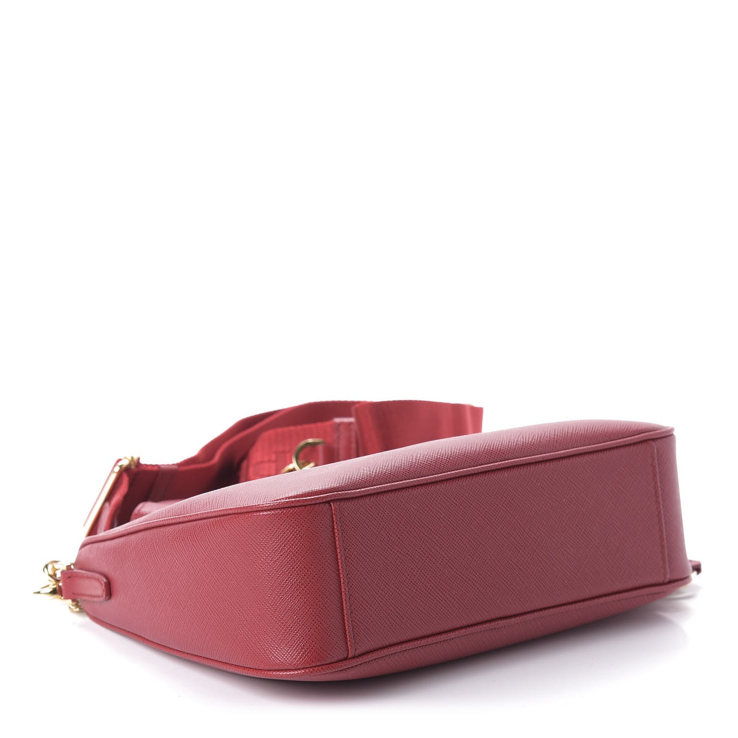 Saffiano Lux Re-Edition 2005 Shoulder Bag Fuoco