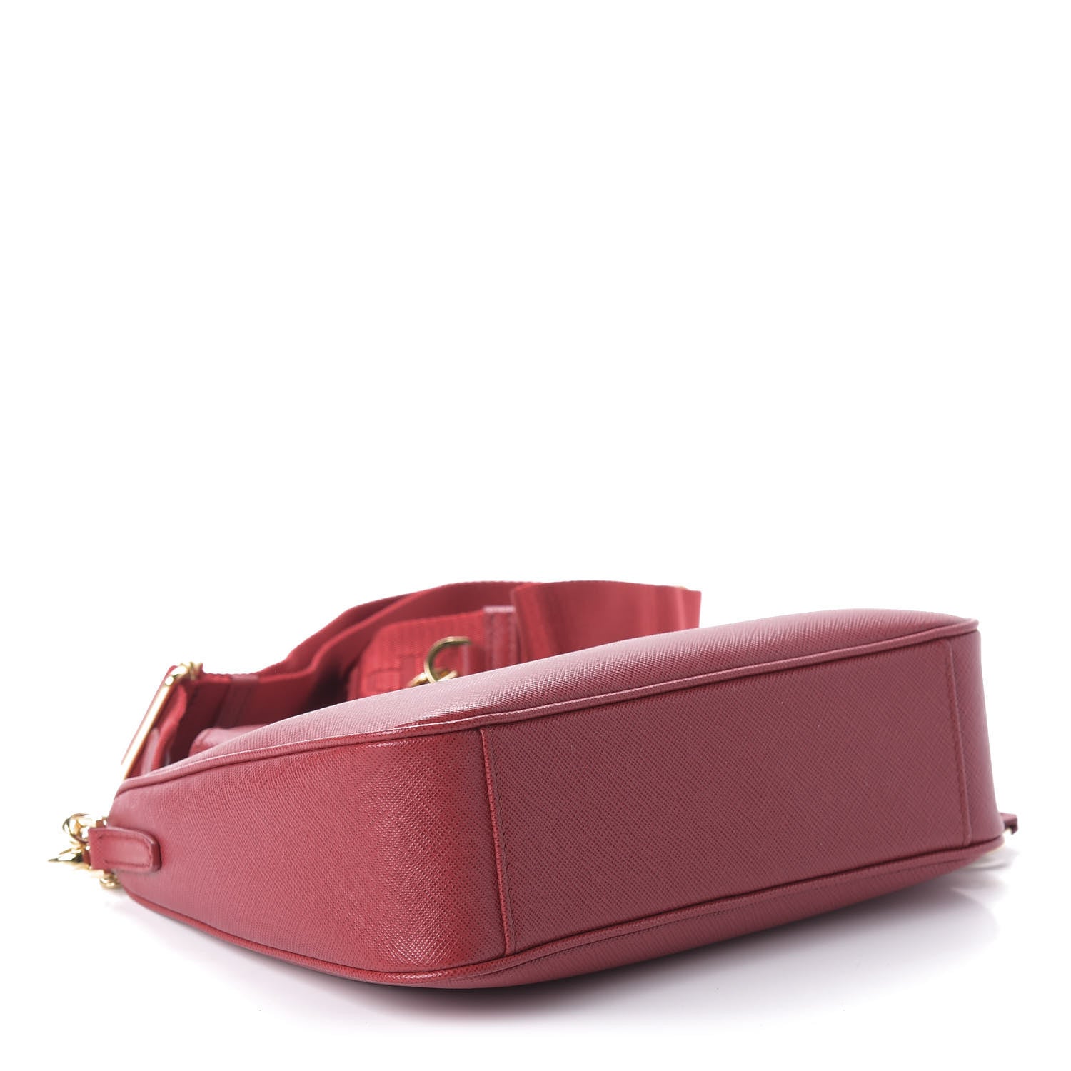 Prada Saffiano Lux Re-Edition 2005 Shoulder Bag Fuoco 4 of 9