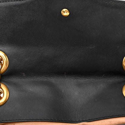 Gucci Calfskin Matelasse Mini GG Marmont Shoulder Bag Black 13 of 14