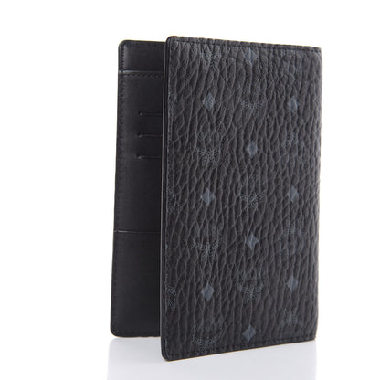 MCM Visetos Passport Holder Black 3 of 6