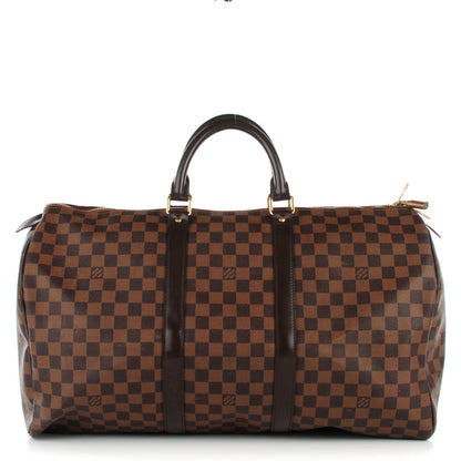 Louis Vuitton Damier Ebene Keepall 50 1 of 8