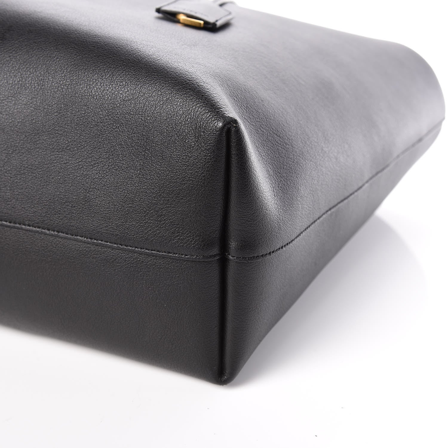 Saint Laurent Calfskin Large Shopping Tote Black 14 of 14