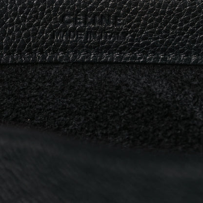 Celine Soft Grained Calfskin Small Belt Cabas Black 7 of 10