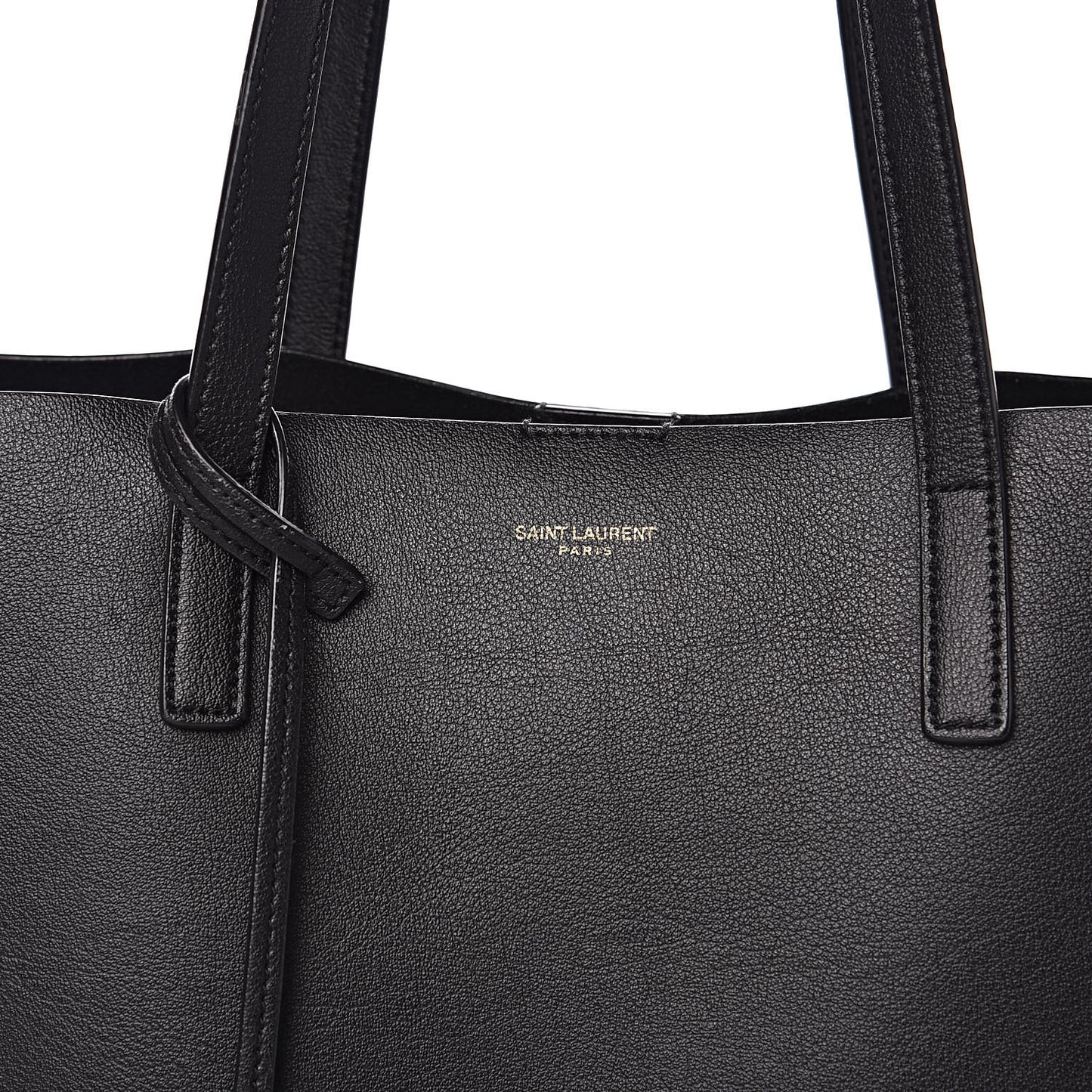 Calfskin Large Shopping Tote Black