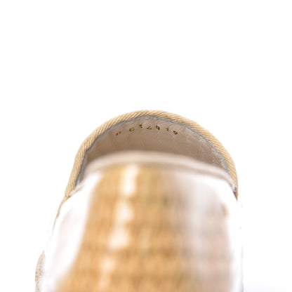 Chanel PVC Raffia CC Espadrilles 41 Beige 9 of 10