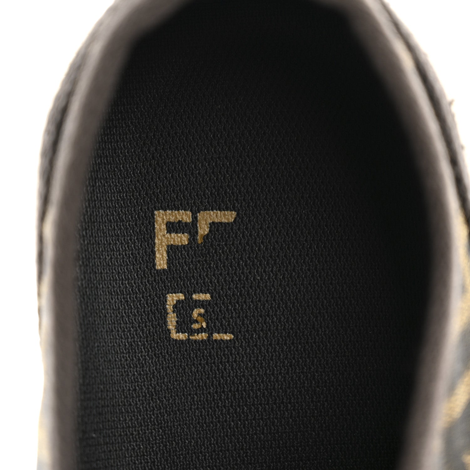 Fendi Fabric Jacquard FF Womens Domino Low Top Sneakers 37.5 Tobacco 8 of 10