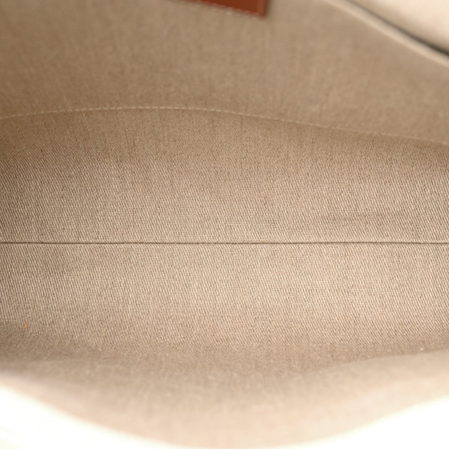 Cotton Calfskin Medium Woody Ribbon Tote White Brown