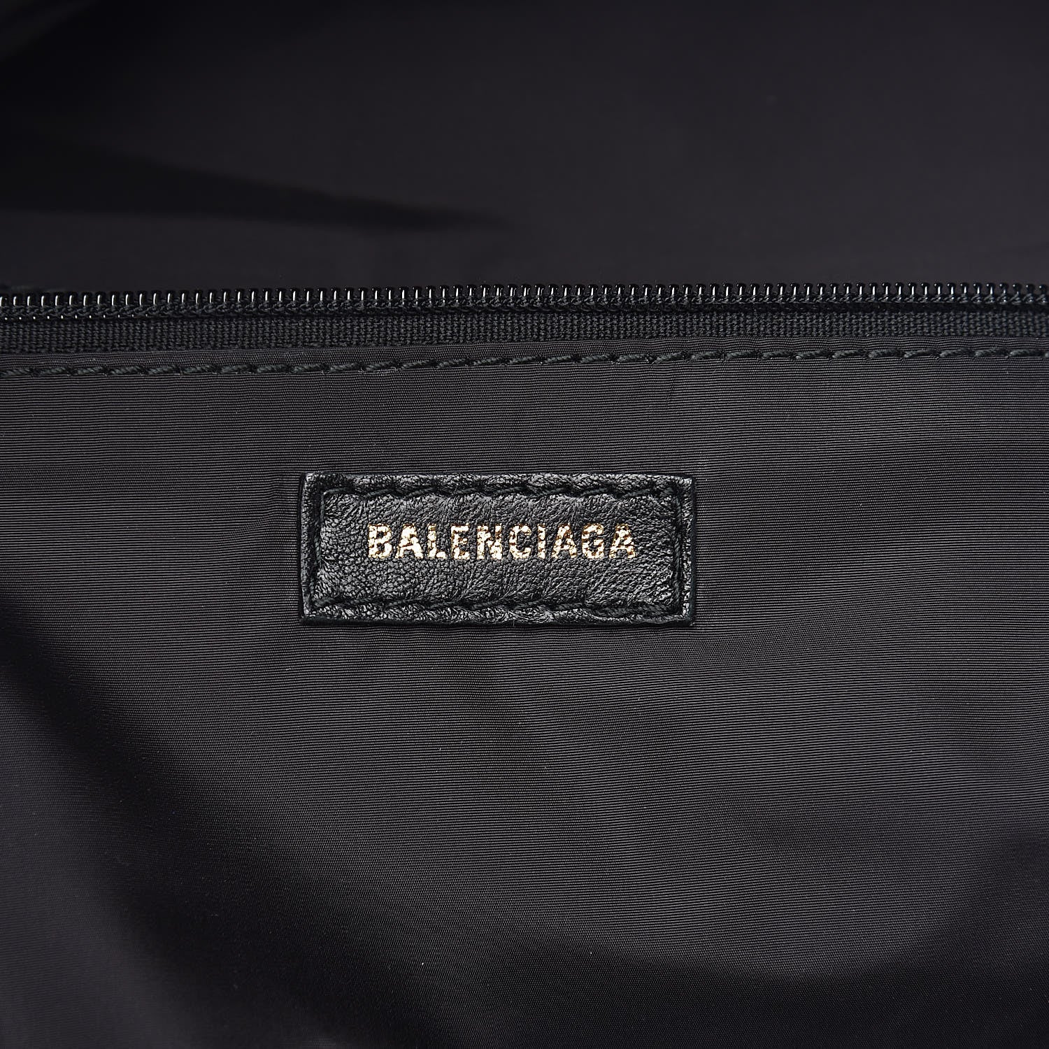 Balenciaga Sport Nylon Logo Embroidered Wheel Backpack Black White 6 of 9