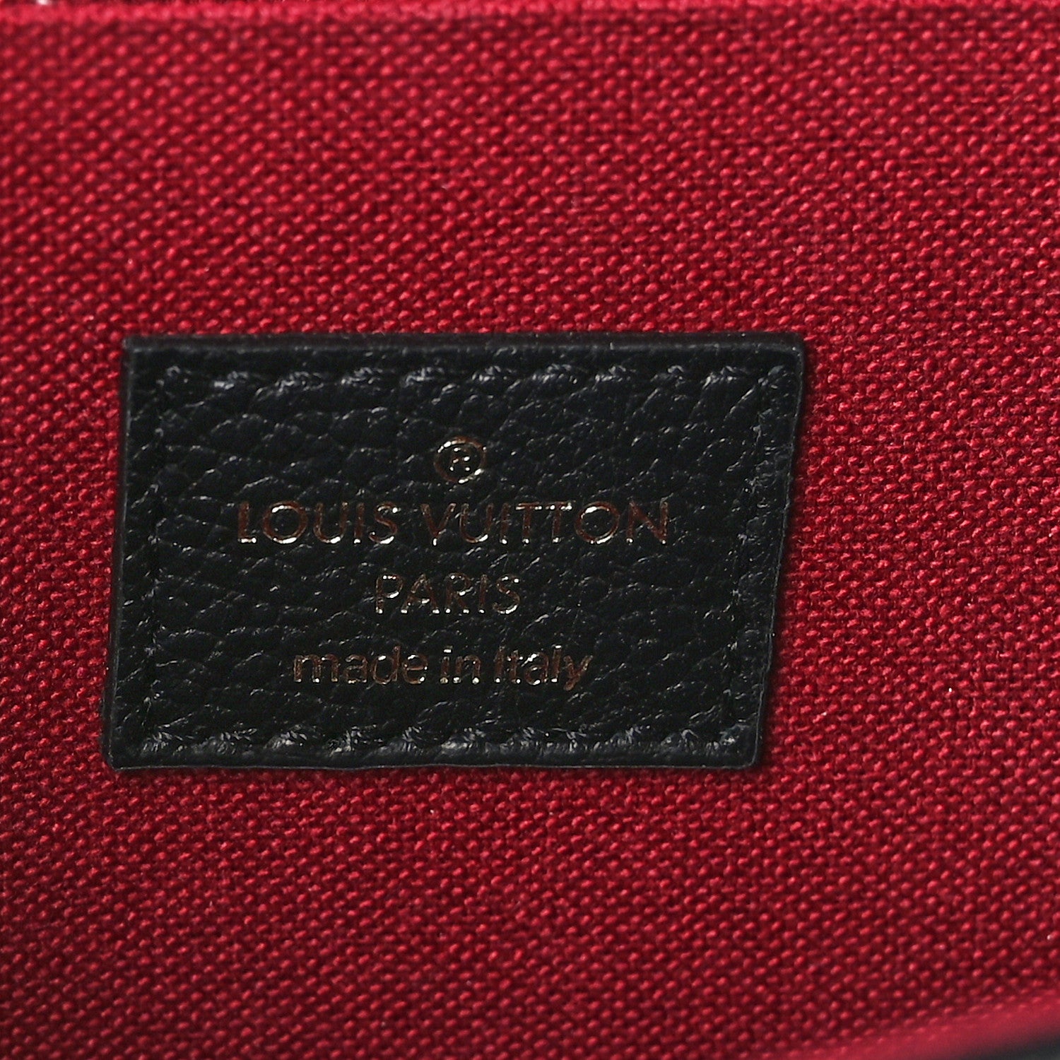 Louis Vuitton Empreinte Monogram Giant Felicie Pochette Black Beige 7 of 9