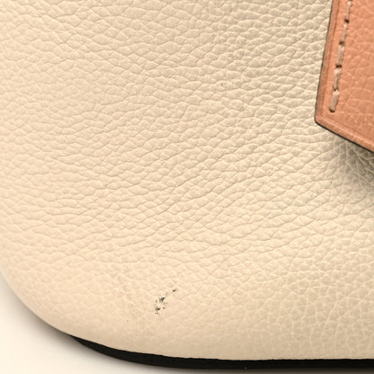 Louis Vuitton Calfskin Lockme Bucket Soie Quartz Calla 11 of 14